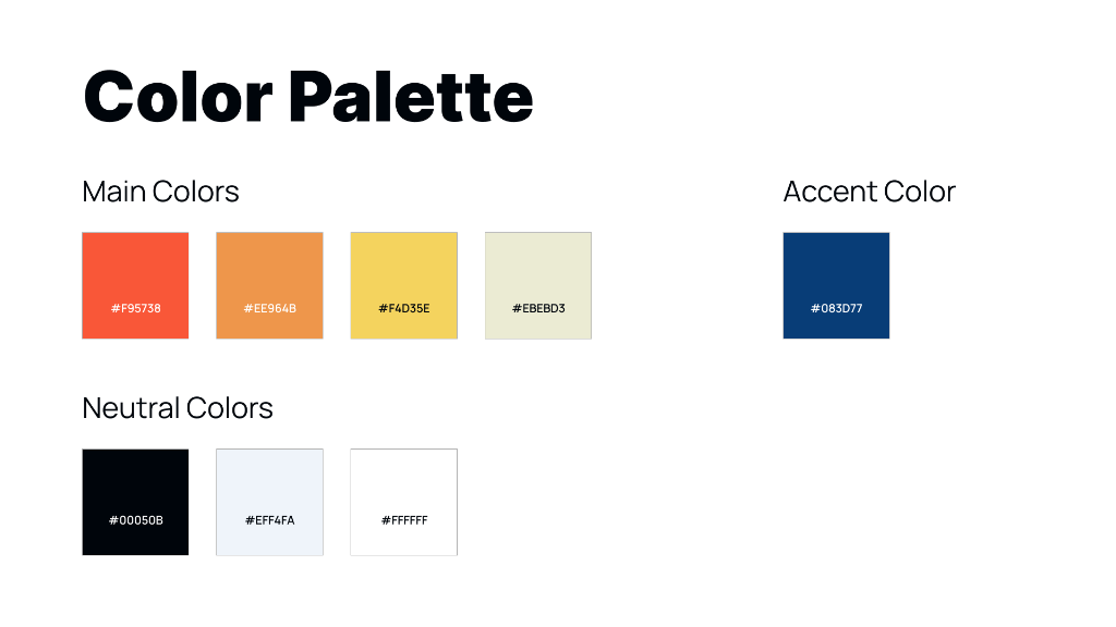 SiteForge Color Palette