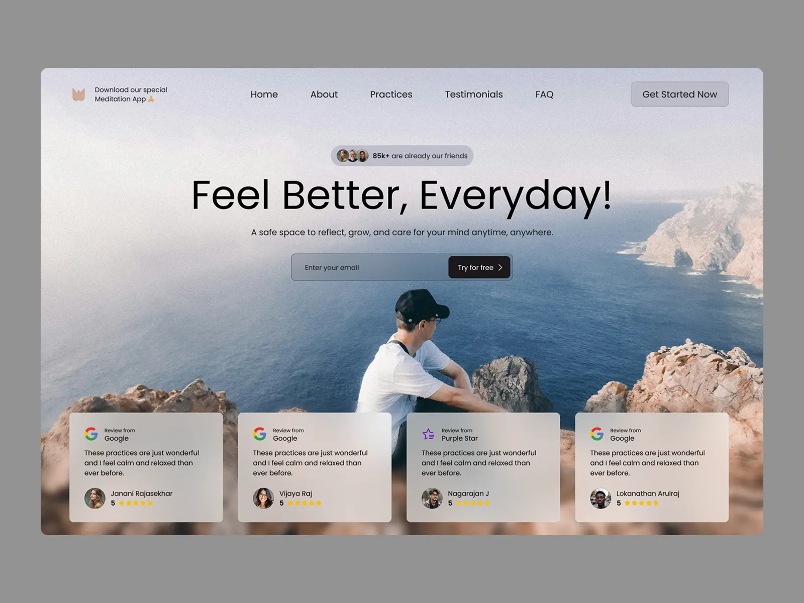 Mental Health Landing Page