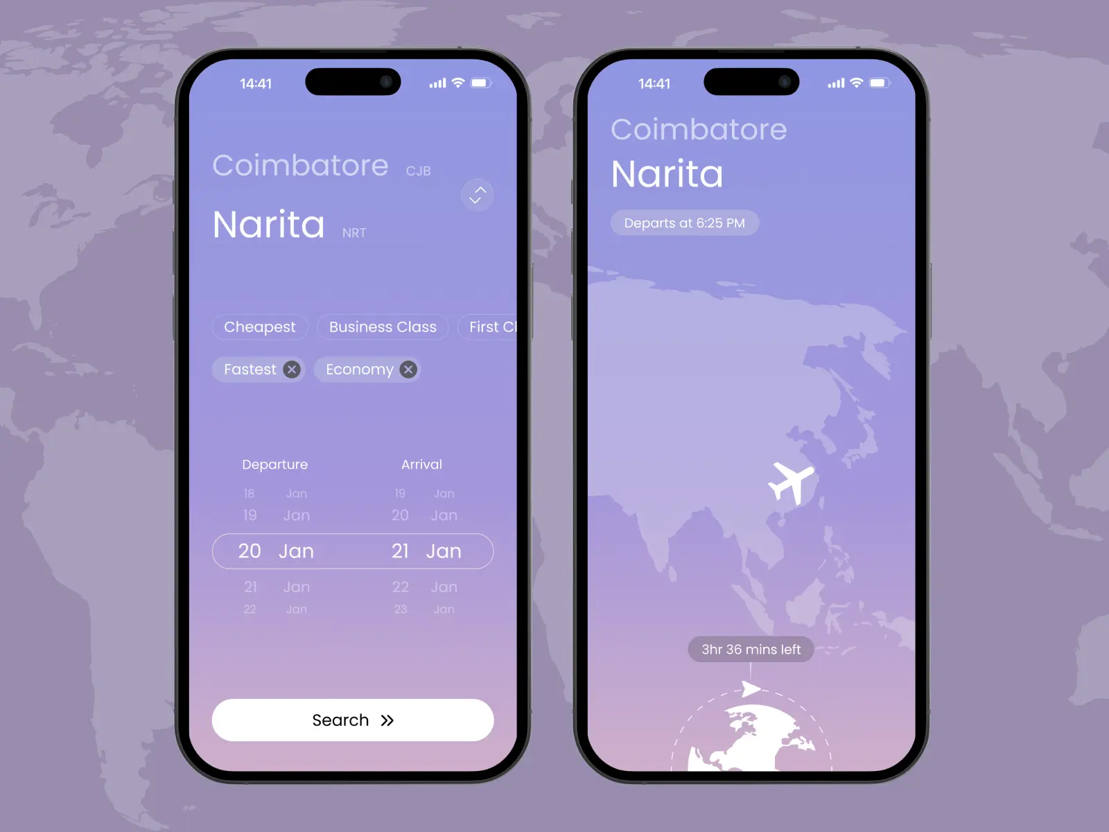 Flight Searching & Tracking