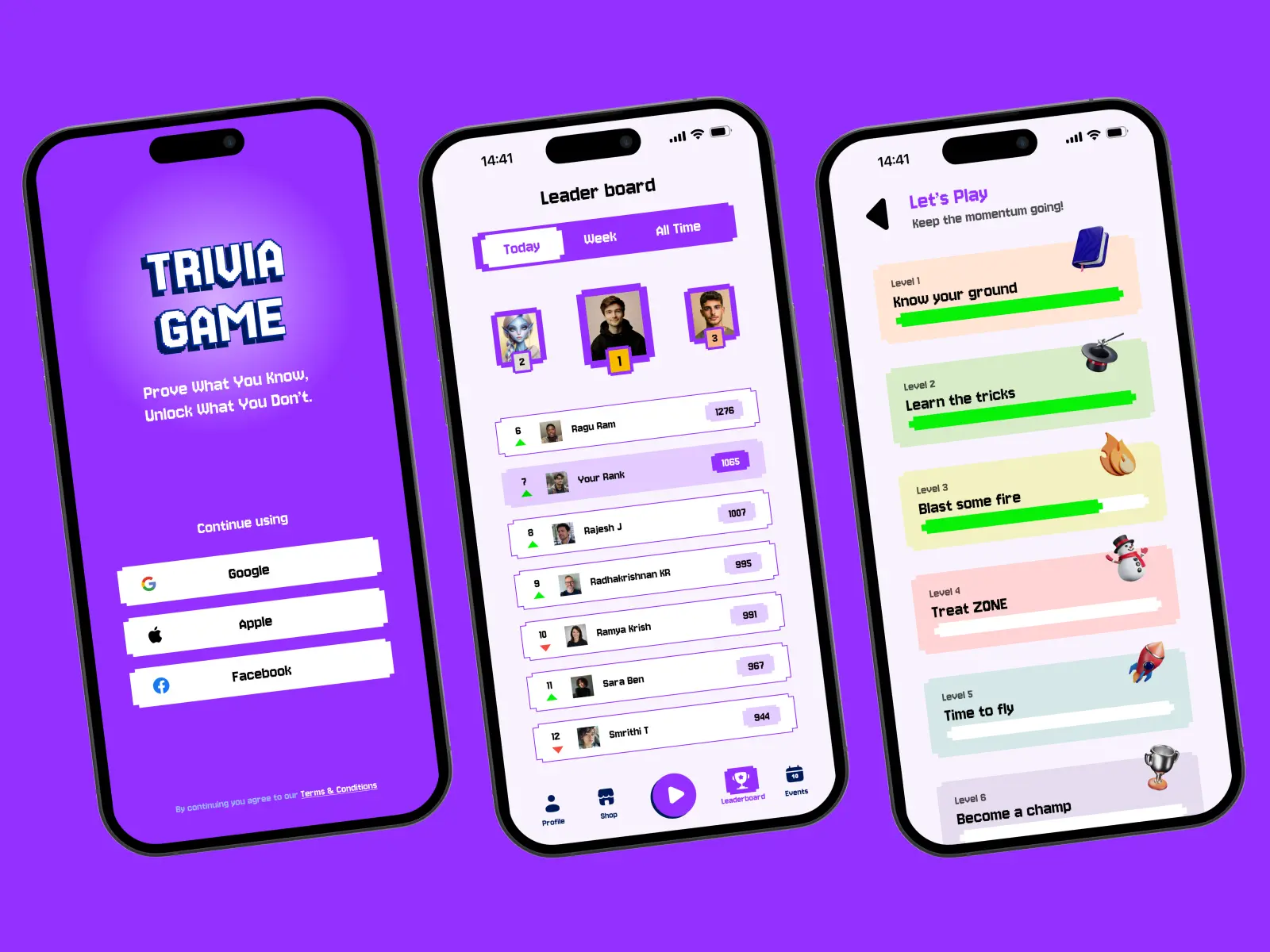 Trivia Game App