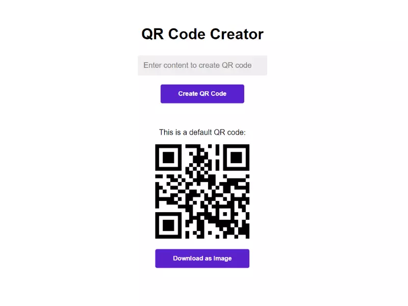 QR code creator